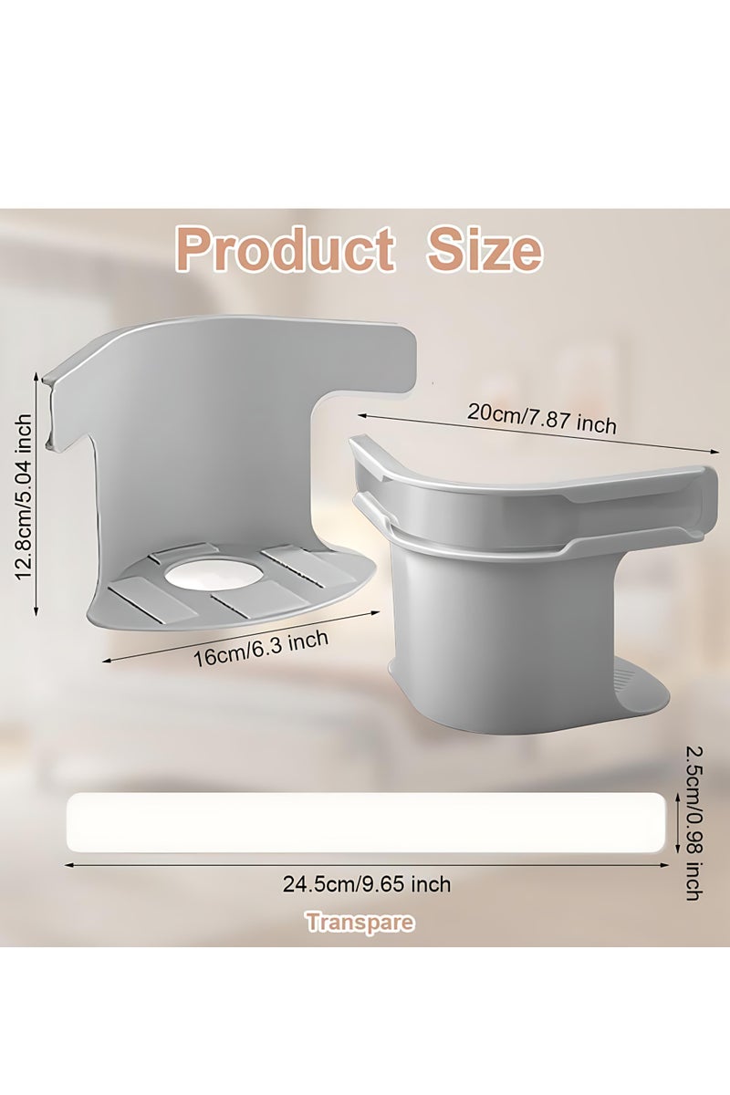 Bed Sheet Holder Set with Lock Strips – 4pcs Fitted Sheet Clips with Non-Slip Design – Heavy Duty Bed Sheet Fasteners for All Mattress Sizes – Grey - Image 2