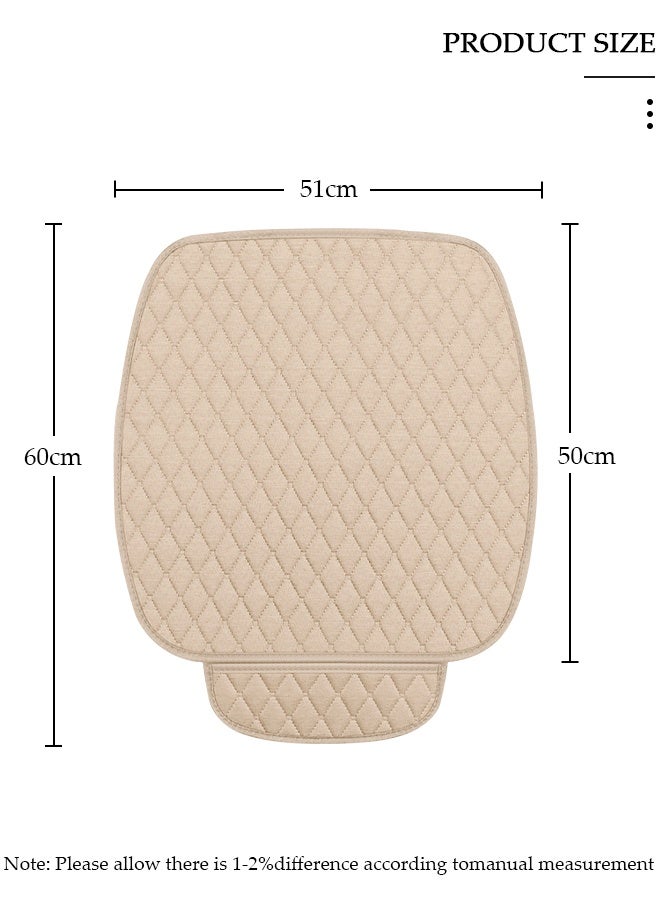 DUNISO حزمة واحدة من أغطية مقاعد السيارة الأمامية العالمية للفصول الأربعة القابلة للتنفس التلقائي، تتضمن واقي مقعد السيارة الأمامي ووسادة مقعد السيارة الخلفية المتوافقة مع 95% من أغطية مقاعد السيارات والشاحنات وسيارات الدفع الرباعي أو شاحنات النقل - Image 4