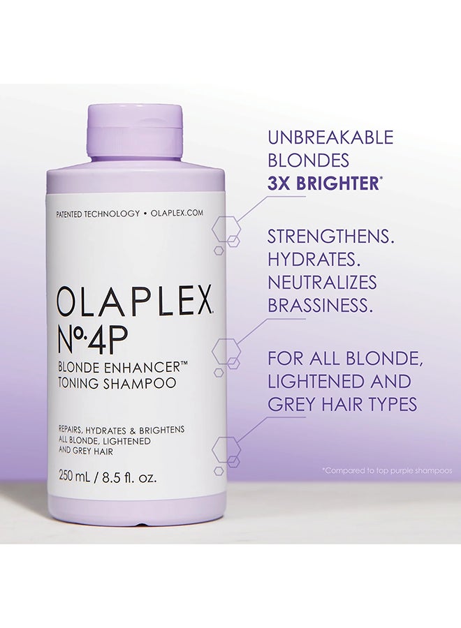 Olaplex No. 4P Blonde Enhancer Toning Shampoo Lavender 250ml - Image 2