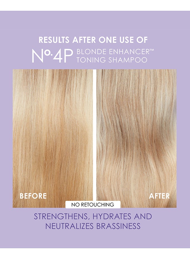 Olaplex No. 4P Blonde Enhancer Toning Shampoo Lavender 250ml - Image 4