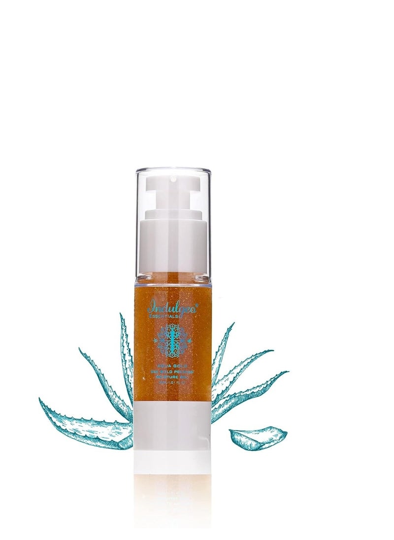 Indulgeo ESSENTIALS Indulgeo Essentials Aqua Gold 24K Gold Premium Moisturizer Gel 30ML Moisturize All Skin Types  - Image 1