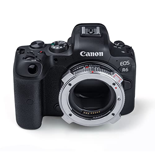VILTROX EF-EOS R Pro Auto Focus Lens Mount Adapter with Security Lock Compatible with Canon EF/EF-S Lens to RF Mount Camera EOS R R5 R5C R6 RP C70 Red Komod,Idea for Large Lens - Image 5