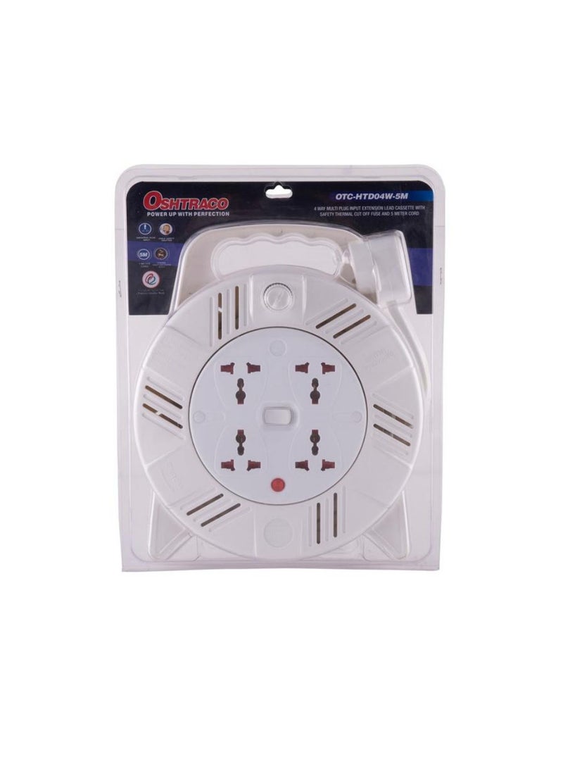 Oshtraco Cable Reel Universal 4way 5m
