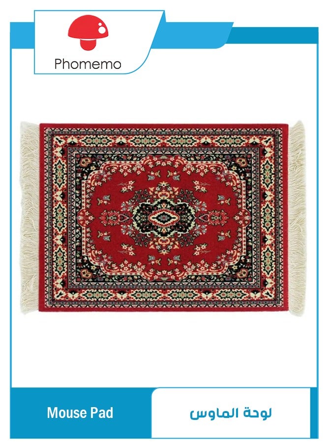 فوميمو قاعدة ماوس للماوس اللاسلكي، سجادة بتصميم شرقي فارسي، وسادة ماوس، للكمبيوتر، لديكور الطاولة، (متعددة الالوان) - Image 1