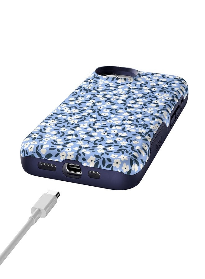 Casely جراب Casely لهاتف iPhone 16e | حديقة المريمية | زهور خضراء | متوافق مع MagSafe | تصميم جريء واقٍ - Image 5