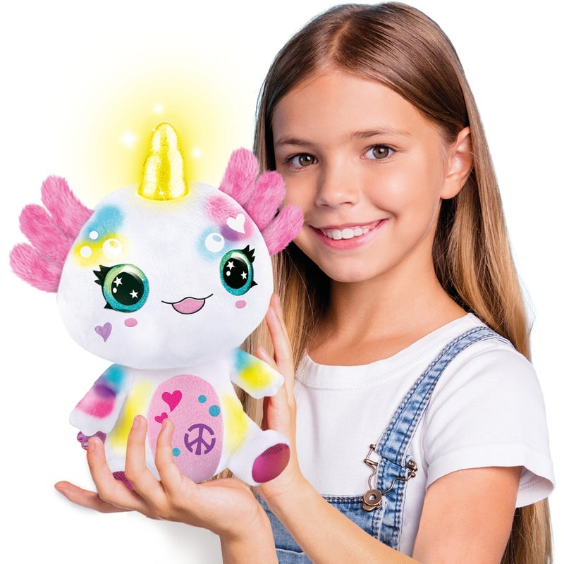 Canal Toys - Airbrush Plush Axolotlcorn Light Up - AIR049 - Image 5