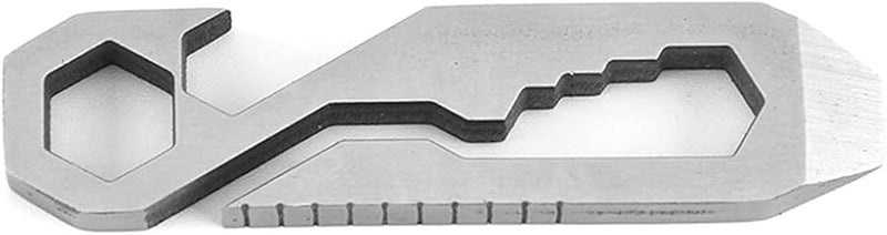 Stainless Steel Multi Tool Keychain with 5 6 7 8mm Flat Screwdriver Wrench Outdoor Gadget - Image 5