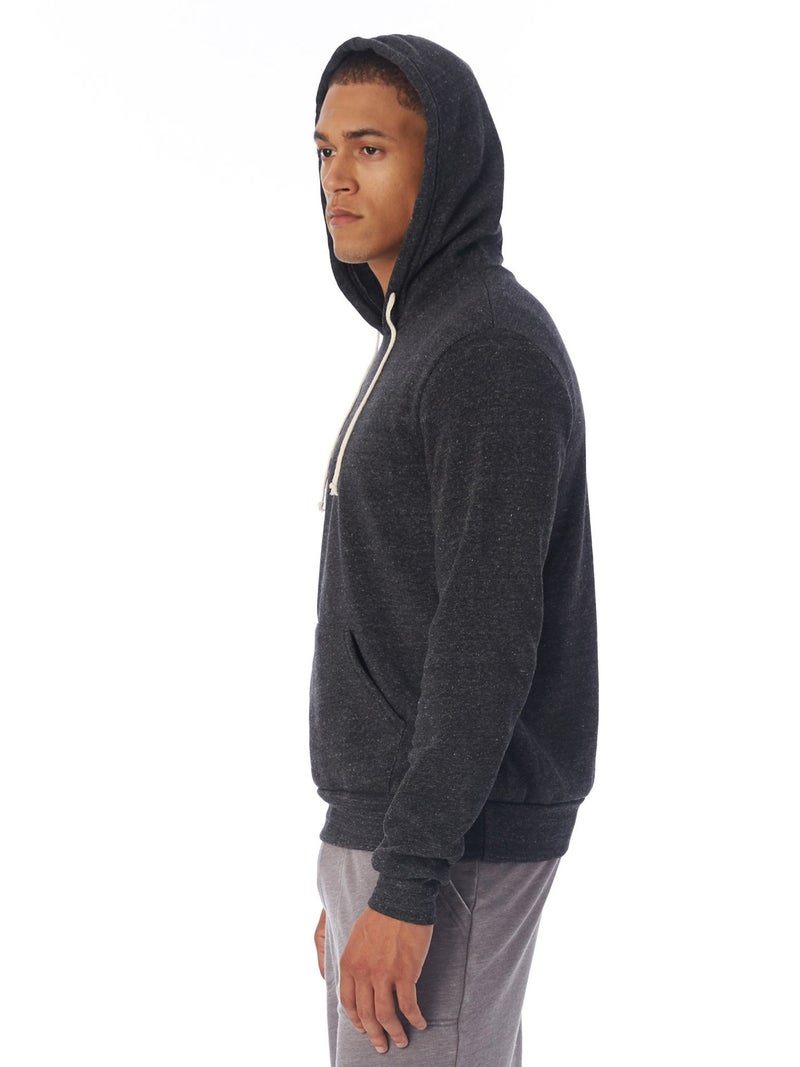 Alternative Men's Challenger Pullover Hoodie, Eco Black, Large - Image 3