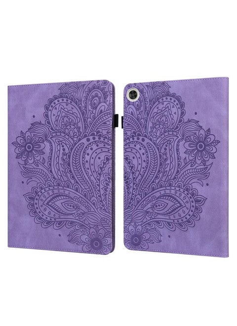 Case For Huawei Mediapad Enjoy Tablet 2 10.1 Peacock Embossed Pattern TPU + PU Horizontal Flip Leather Case with Holder & Card Slots & Wallet & Sleep / Wake-up Function