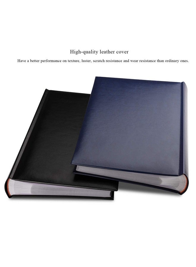 1DOT2 Photo Album 4X6 Photos Hold 402 Pockets With Memo Slip-In Pockets Photo Book, Leather Cover Picture Albums With Writing Space For Wedding Family Vacation Mother'S Day Christmas Gifts Blue - Image 4
