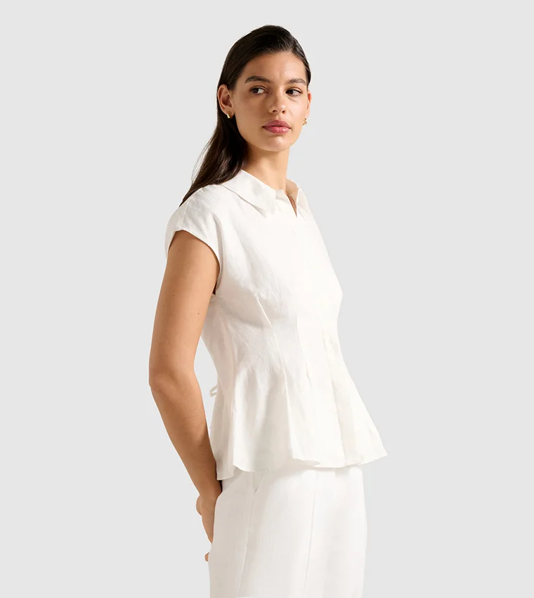 Forever New  Carina Pleated Shirt for Women | Best Price UAE