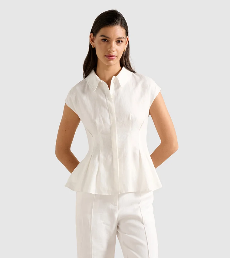 Forever New Carina Pleated Shirt