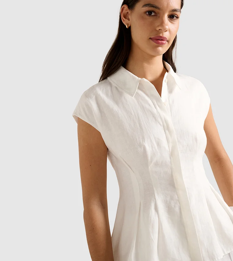 Forever New  Carina Pleated Shirt for Women | Best Price UAE