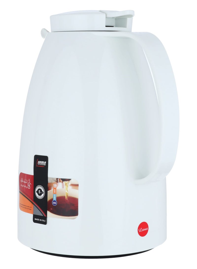 السيف غاليري ترمس ليما السيف غاليري، 1.5 لتر، ضغاط، حافظة داخلية زجاج حراري - ابيض - Image 2