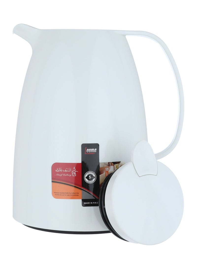 السيف غاليري ترمس ليما السيف غاليري، 1.5 لتر، ضغاط، حافظة داخلية زجاج حراري - ابيض - Image 3