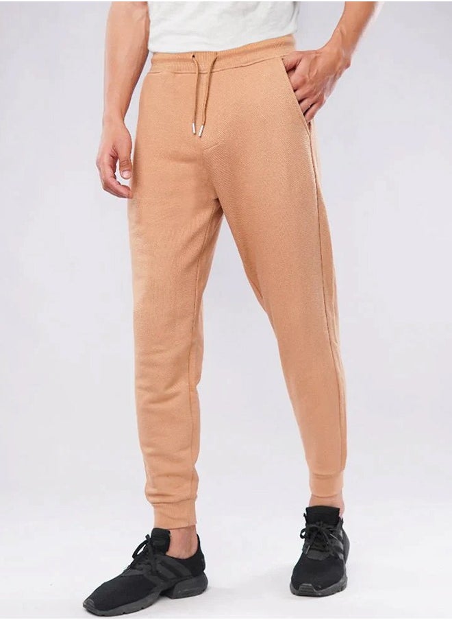 MENDEEZ - Mendeez Mens Beige Jogger Pant - Image 1