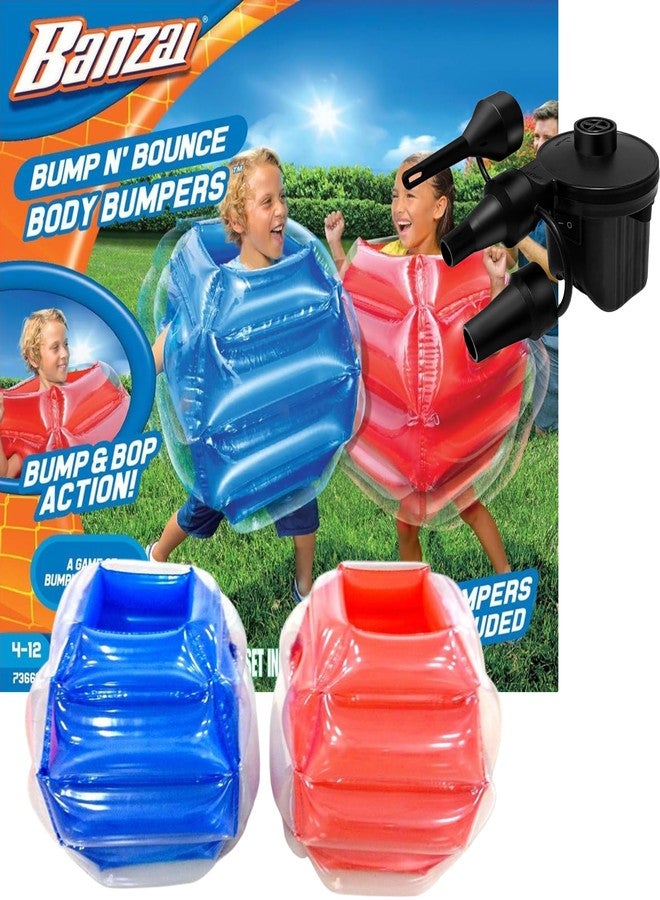 BANZAI: Bump N' Bounce Body Bumpers Full Set of 2 Bumpers and Air Pump - Image 2