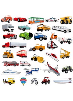 SpriteGru SpriteGru 33 PCS Vehicle Foam Magnets for Toddlers Kids, Perfect for Preschool Learning (Land Air Ocean All Included)  - Image 2