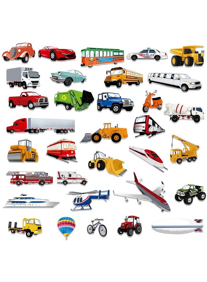 SpriteGru SpriteGru 33 PCS Vehicle Foam Magnets for Toddlers Kids, Perfect for Preschool Learning (Land Air Ocean All Included)  - Image 2