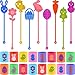 Howzcci 48 PCS Easter Party Favors Toys 24 PCS Sticky Hands Toy with 24 PCS Mini Slinky Coil Springs Toys for Kids Girls Boys Easter Basket Stuffers Party Favors Gifts - Image 2