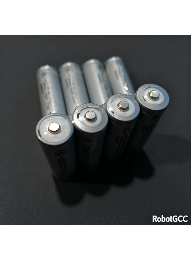 robotgcc 18650 Button Top Rechargeable Li-ion Battery 3.7V 2600mAh Each (4 Pack) | 10,400mAh Total IMR Lithium Batteries for Flashlights, Battery Packs & Electronics - Image 4