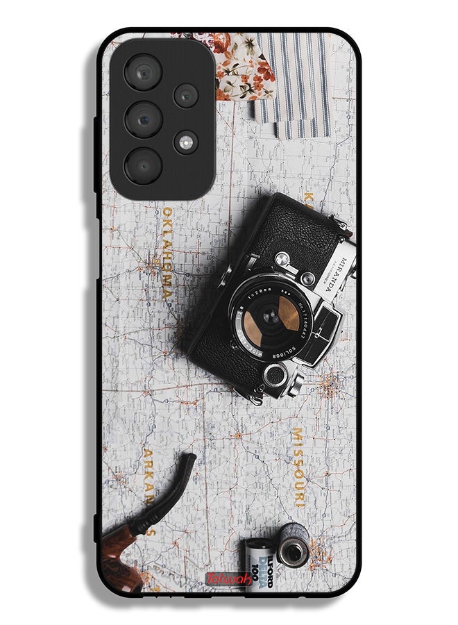 Tolwak Samsung Galaxy A23 4G Protective Case Cover Vintage Camera - Image 1