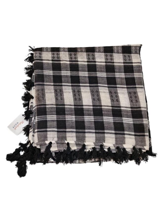 Niche Arabian Turban Houndstooth Tactical Turban Scarf Spring And Summer - Image 4