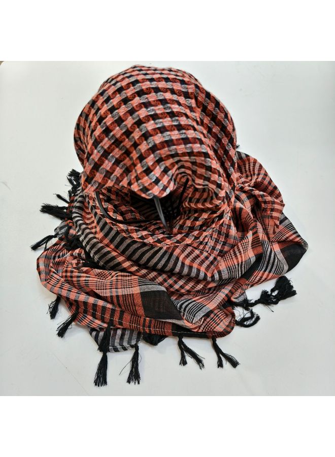 Niche Arabian Turban Houndstooth Tactical Turban Scarf Spring And Summer - Image 2