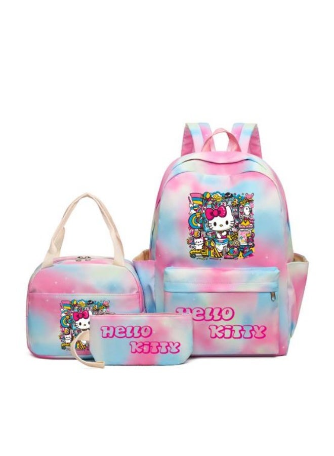 general Vibrant cartoon print bag combination! Lightweight design + large-capacity partition | Fully adapted for children/student/outdoor sports - 35 - Image 1