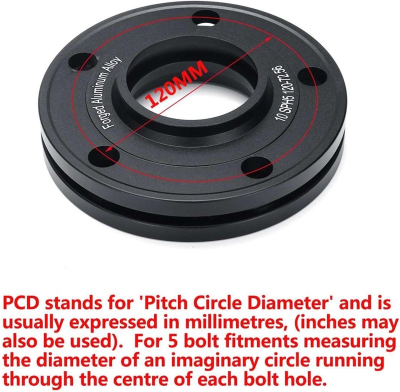 Vuzmode 10mm Hub Centric Wheel Spacer Adapter - Image 3