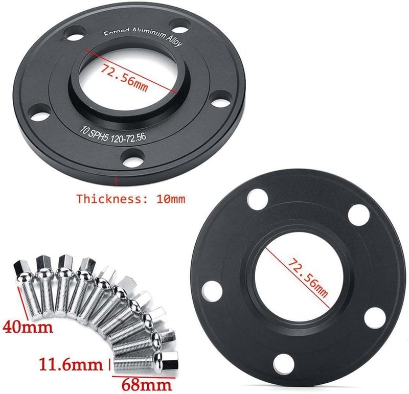 Vuzmode 10mm Hub Centric Wheel Spacer Adapter - Image 2