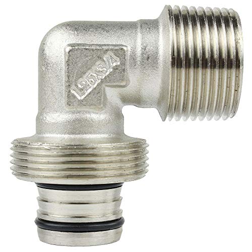 Rapidair Maxline 90° Elbow Fitting 3/4 Tubing x 3/4" Male NPT Compressed Air Piping M8088 - Image 2