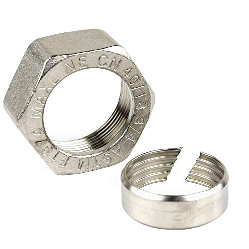 Rapidair Maxline 90° Elbow Fitting 3/4 Tubing x 3/4" Male NPT Compressed Air Piping M8088 - Image 3
