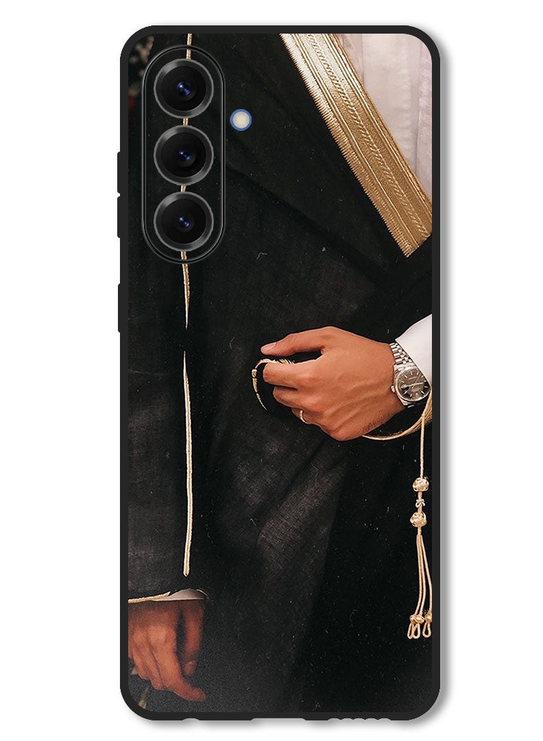 Theodor Case Compatible with Samsung Galaxy S25 FE 6.7 Inch Protection Shockproof Bumper Cover Arab Style - Image 1