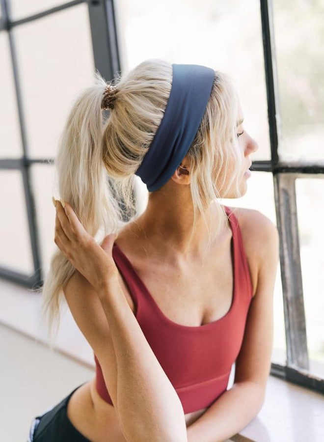 AQOKKA Sports Headbands for Women Non Slip Elastic Fashion Hair Bands for Women's Hair Soft Cloth Stretchy Hair Accessories for Exercise Workout Yoga Running - Image 4