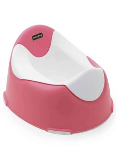 babyhug Babyhug Winsome Potty Chair with Splash Guard, Removable Bowl, Anti-Skid Base for Kids 6-24 Months, 32.5 x 28 x 20 cm - Pink and White 