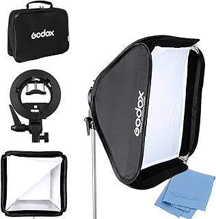 Godox GODOX Godox 24"x 24" 60cmx60cm Foldable Universal Softbox with S Style Speedlite Bracket for Flash Bowens Elinchrom - Image 1