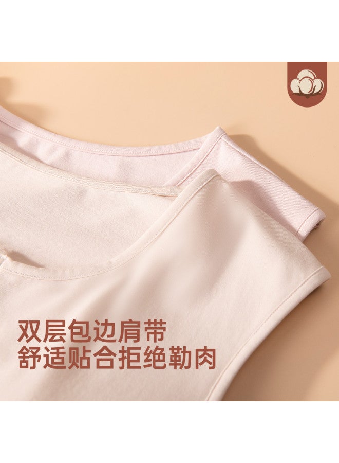 Top melon Middle-Aged Women'S Underwear, Mother'S Bra With Padded Camisole Undershirt - Image 4