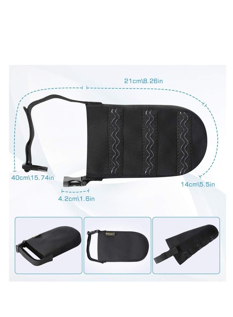 Cast Sock Cover Foot Toe, Foot Support Plaster Shoes for Joint Sprain Fracture Rehabilitation, Cast Protector Half Foot Walking Boot and Orthosis Splints Braces Shoe, Adjustable Fits Most Leg