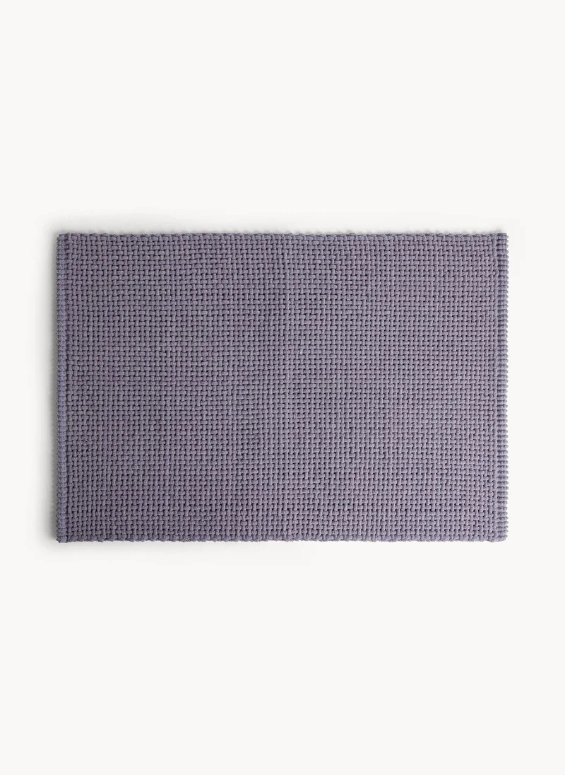 Coincasa Coincasa-Bathroom Rug In Woven Chenille-60X90CM-Lilac