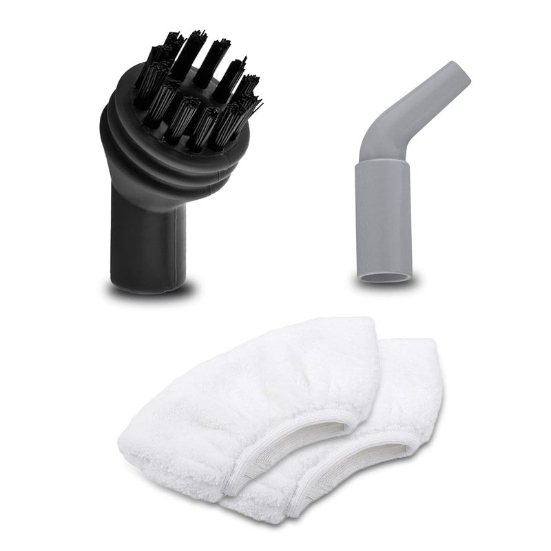 طقم ملحقات بديلة لتنظيف البخار SC-05 | ملحقات تنظيف متعددة الاستخدامات للمنزل والمطبخ والحمام والسيارة