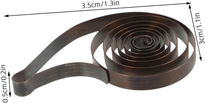 Clock Mainspring Replacement Steel Material 3pcs with Premium Wear Resistance and Easy Installation and Repair for Mechanical and Traditional Clocks - Image 2