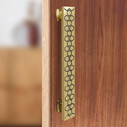 VOLO Door Handle for Main Door - Antique Finish Pull-Push Handle for Wooden and Glass Doors in Home, Hotel, Office (Model SAM-05) (1, 450MM) - Image 1