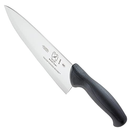 Mercer Culinary M18000 Millennia Black Handle, 8-Inch Wide Hollow Ground, Chef's Knife - Image 5
