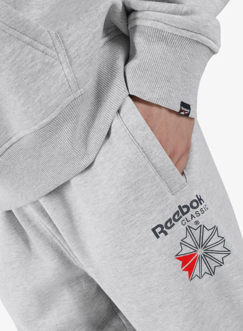 Reebok LIGHT GREY MARL Starcrest Relaxed Jogger Pants for Men | Best Price UAE