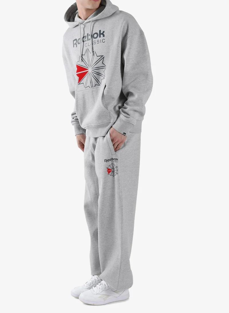 Reebok LIGHT GREY MARL Starcrest Relaxed Jogger Pants for Men | Best Price UAE