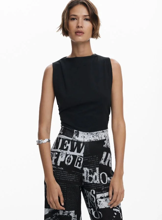 DESIGUAL Combined Newspaper Jumpsuit
