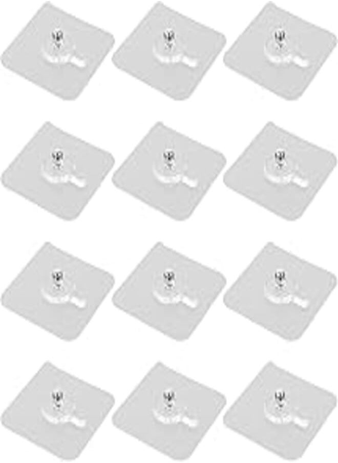 Alipis Alipis 12pcs Wall Hangers Without Nails Punch Free Screw Stickers Picture Hooks for Hanging Wall Picture Hook Sticky Hanger Wall Hanging Coat Hook Non-trace Hook Invisible Hooks Wall Hook 