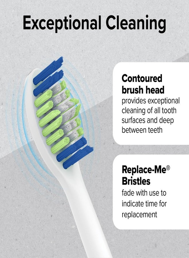 REACH SmileSonic Pro Essential Clean Replacement Toothbrush Brush Heads, Compatible with Philips Sonicare Click-On Power Toothbrushes, Replace-Me Bristles, 5 Count - Image 2