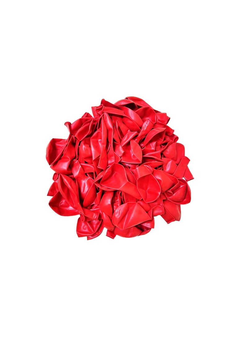 PARTY FUN Metallic Balloons 12 Inch Red Color 40 Pcs  - Image 3